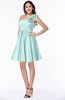 ColsBM Brynlee Blue Glass Modern Asymmetric Neckline Sleeveless Criss-cross Straps Mini Plus Size Bridesmaid Dresses