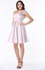 ColsBM Brynlee Blush Modern Asymmetric Neckline Sleeveless Criss-cross Straps Mini Plus Size Bridesmaid Dresses