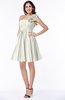ColsBM Brynlee Cream Modern Asymmetric Neckline Sleeveless Criss-cross Straps Mini Plus Size Bridesmaid Dresses