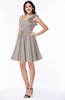 ColsBM Brynlee Fawn Modern Asymmetric Neckline Sleeveless Criss-cross Straps Mini Plus Size Bridesmaid Dresses