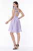 ColsBM Brynlee Light Purple Modern Asymmetric Neckline Sleeveless Criss-cross Straps Mini Plus Size Bridesmaid Dresses