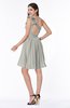 ColsBM Brynlee Platinum Modern Asymmetric Neckline Sleeveless Criss-cross Straps Mini Plus Size Bridesmaid Dresses