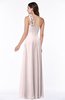 ColsBM Nola Light Pink Modern A-line One Shoulder Chiffon Ruching Plus Size Bridesmaid Dresses