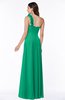 ColsBM Nola Pepper Green Modern A-line One Shoulder Chiffon Ruching Plus Size Bridesmaid Dresses