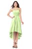ColsBM Hannah Butterfly Casual A-line Halter Half Backless Asymmetric Ruching Plus Size Bridesmaid Dresses