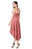 ColsBM Hannah Lantana Casual A-line Halter Half Backless Asymmetric Ruching Plus Size Bridesmaid Dresses