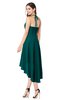 ColsBM Hannah Shaded Spruce Casual A-line Halter Half Backless Asymmetric Ruching Plus Size Bridesmaid Dresses