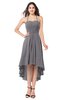 ColsBM Hannah Storm Front Casual A-line Halter Half Backless Asymmetric Ruching Plus Size Bridesmaid Dresses