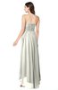 ColsBM Autumn Cream Simple A-line Sleeveless Zip up Asymmetric Ruching Plus Size Bridesmaid Dresses