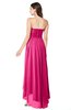 ColsBM Autumn Fandango Pink Simple A-line Sleeveless Zip up Asymmetric Ruching Plus Size Bridesmaid Dresses