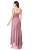 ColsBM Autumn Rosebloom Simple A-line Sleeveless Zip up Asymmetric Ruching Plus Size Bridesmaid Dresses