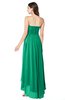 ColsBM Autumn Sea Green Simple A-line Sleeveless Zip up Asymmetric Ruching Plus Size Bridesmaid Dresses