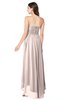 ColsBM Autumn Silver Peony Simple A-line Sleeveless Zip up Asymmetric Ruching Plus Size Bridesmaid Dresses