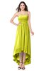 ColsBM Autumn Sulphur Spring Simple A-line Sleeveless Zip up Asymmetric Ruching Plus Size Bridesmaid Dresses