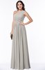 ColsBM Felicity Ashes Of Roses Classic A-line One Shoulder Half Backless Floor Length Pleated Plus Size Bridesmaid Dresses