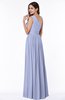 ColsBM Felicity Blue Heron Classic A-line One Shoulder Half Backless Floor Length Pleated Plus Size Bridesmaid Dresses