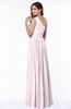 ColsBM Felicity Blush Classic A-line One Shoulder Half Backless Floor Length Pleated Plus Size Bridesmaid Dresses