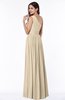 ColsBM Felicity Champagne Classic A-line One Shoulder Half Backless Floor Length Pleated Plus Size Bridesmaid Dresses