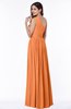 ColsBM Felicity Mango Classic A-line One Shoulder Half Backless Floor Length Pleated Plus Size Bridesmaid Dresses
