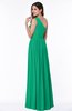 ColsBM Felicity Pepper Green Classic A-line One Shoulder Half Backless Floor Length Pleated Plus Size Bridesmaid Dresses
