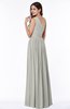 ColsBM Felicity Platinum Classic A-line One Shoulder Half Backless Floor Length Pleated Plus Size Bridesmaid Dresses