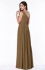 ColsBM Felicity Truffle Classic A-line One Shoulder Half Backless Floor Length Pleated Plus Size Bridesmaid Dresses
