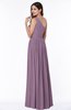 ColsBM Felicity Valerian Classic A-line One Shoulder Half Backless Floor Length Pleated Plus Size Bridesmaid Dresses