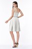 ColsBM Lila Cloud White Informal Sleeveless Chiffon Short Sequin Plus Size Bridesmaid Dresses