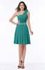 ColsBM Lila Emerald Green Informal Sleeveless Chiffon Short Sequin Plus Size Bridesmaid Dresses