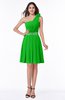 ColsBM Lila Jasmine Green Informal Sleeveless Chiffon Short Sequin Plus Size Bridesmaid Dresses