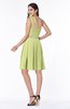 ColsBM Lila Lime Green Informal Sleeveless Chiffon Short Sequin Plus Size Bridesmaid Dresses