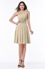 ColsBM Lila Novelle Peach Informal Sleeveless Chiffon Short Sequin Plus Size Bridesmaid Dresses