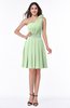 ColsBM Lila Pale Green Informal Sleeveless Chiffon Short Sequin Plus Size Bridesmaid Dresses