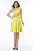 ColsBM Lila Pale Yellow Informal Sleeveless Chiffon Short Sequin Plus Size Bridesmaid Dresses