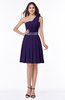 ColsBM Lila Royal Purple Informal Sleeveless Chiffon Short Sequin Plus Size Bridesmaid Dresses