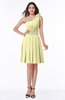 ColsBM Lila Wax Yellow Informal Sleeveless Chiffon Short Sequin Plus Size Bridesmaid Dresses