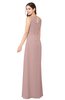 ColsBM Salma Bridal Rose Elegant A-line Sleeveless Zip up Floor Length Ruching Plus Size Bridesmaid Dresses