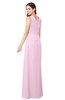 ColsBM Salma Fairy Tale Elegant A-line Sleeveless Zip up Floor Length Ruching Plus Size Bridesmaid Dresses