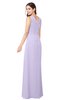 ColsBM Salma Light Purple Elegant A-line Sleeveless Zip up Floor Length Ruching Plus Size Bridesmaid Dresses