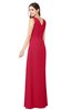 ColsBM Salma Lollipop Elegant A-line Sleeveless Zip up Floor Length Ruching Plus Size Bridesmaid Dresses