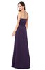 ColsBM Rylee Blackberry Cordial Traditional A-line Strapless Sleeveless Half Backless Plus Size Bridesmaid Dresses