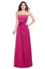 ColsBM Rylee Cabaret Traditional A-line Strapless Sleeveless Half Backless Plus Size Bridesmaid Dresses