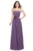 ColsBM Rylee Chinese Violet Traditional A-line Strapless Sleeveless Half Backless Plus Size Bridesmaid Dresses