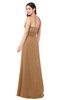 ColsBM Rylee Light Brown Traditional A-line Strapless Sleeveless Half Backless Plus Size Bridesmaid Dresses