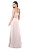 ColsBM Rylee Light Pink Traditional A-line Strapless Sleeveless Half Backless Plus Size Bridesmaid Dresses
