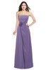 ColsBM Rylee Lilac Traditional A-line Strapless Sleeveless Half Backless Plus Size Bridesmaid Dresses
