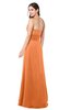 ColsBM Rylee Mango Traditional A-line Strapless Sleeveless Half Backless Plus Size Bridesmaid Dresses
