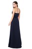 ColsBM Rylee Peacoat Traditional A-line Strapless Sleeveless Half Backless Plus Size Bridesmaid Dresses