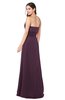 ColsBM Rylee Plum Traditional A-line Strapless Sleeveless Half Backless Plus Size Bridesmaid Dresses