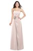 ColsBM Rylee Silver Peony Traditional A-line Strapless Sleeveless Half Backless Plus Size Bridesmaid Dresses